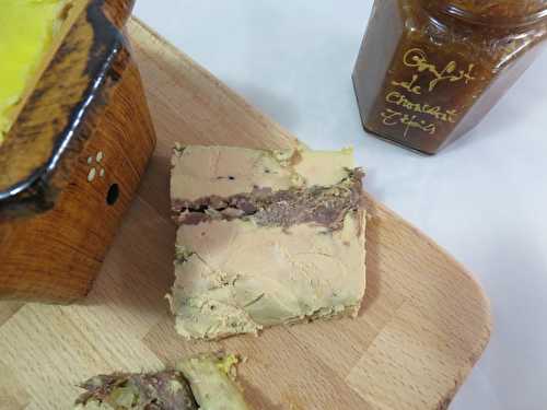 Terrine de foie gras au confit fondant