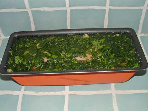 Terrine de jambon aux légumes