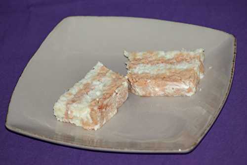 Terrine de poisson bicolore