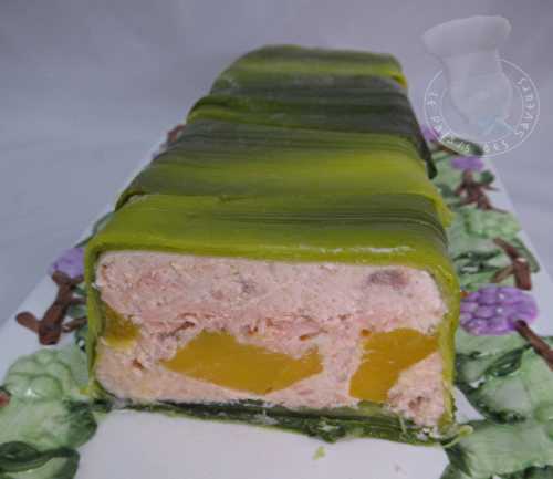 Terrine de saumon à la mangue et au gingembre