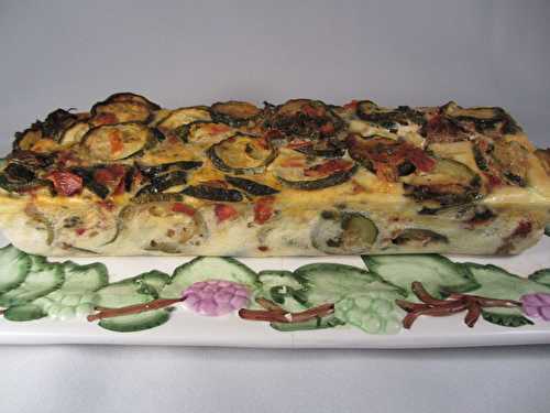 Terrine fraîche de courgettes et tomates