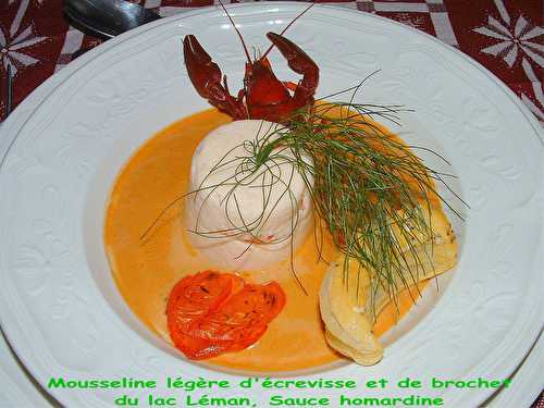 Timbale de cabillaud aux langoustines