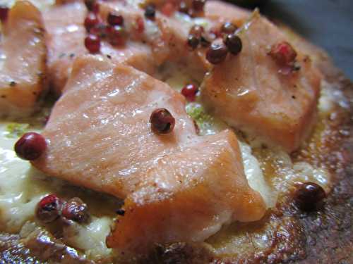 Tortilla-tarte au saumon