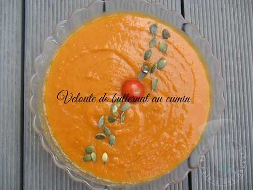 Velouté de butternut au cumin