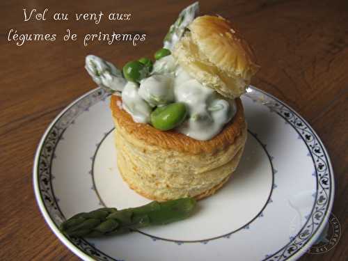 Vol au vent aux légumes du printemps