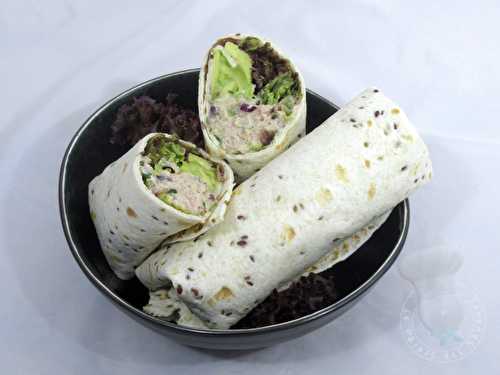 Wrap de thon et avocat