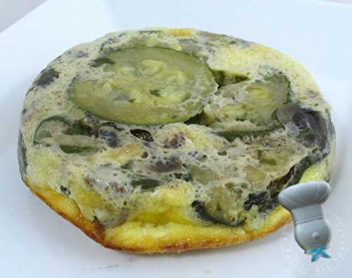 Croque-quiche courgette champignon