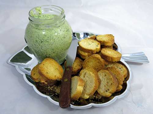 Tartinade de chèvre à la roquette