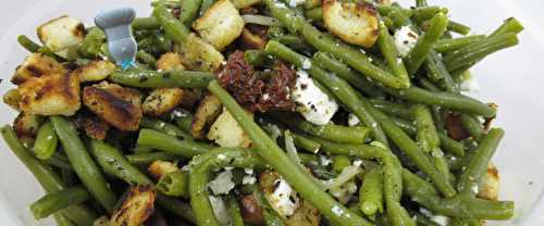 Salade de haricots verts et féta