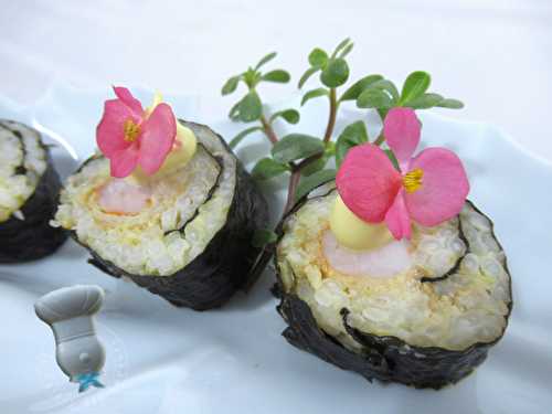 Maki crevette avocat