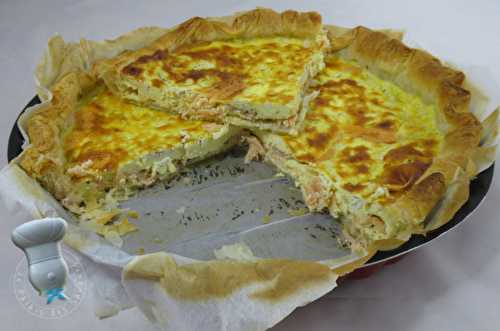 Quiche saumon Boursin