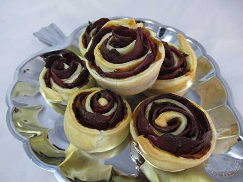 Rose tarte magret oignons doux - Le Palais des Saveurs