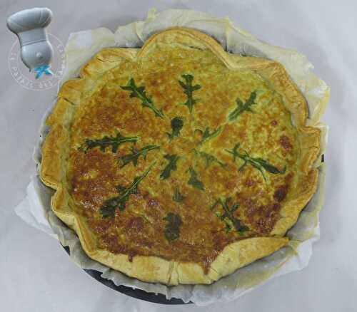 Quiche aux rillettes