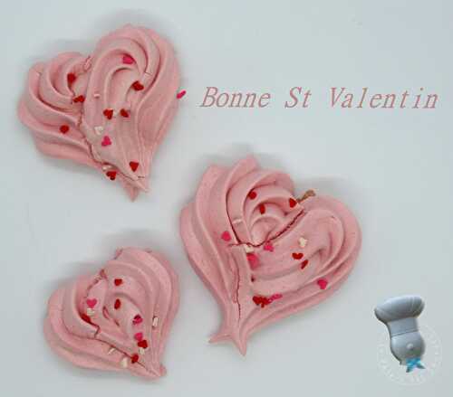 Petites meringues coeur