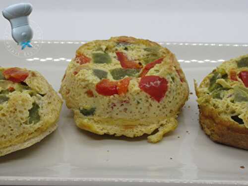 Croque-quiche aux poivrons