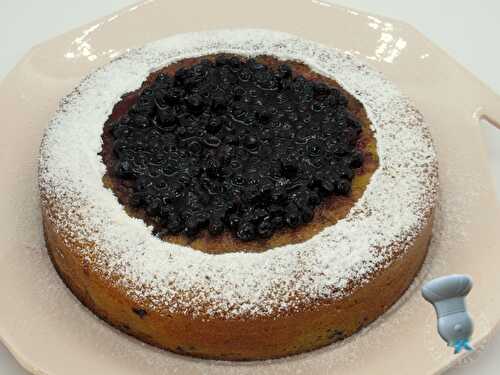 Gâteau au fromage blanc et aux myrtilles