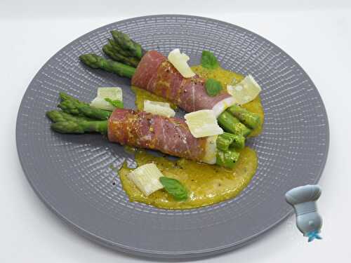 Asperges vertes au jambon