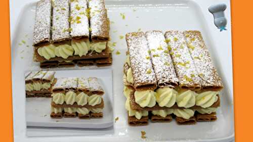 Millefeuilles de gavottes au citron