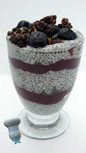 Chia pudding aux myrtilles