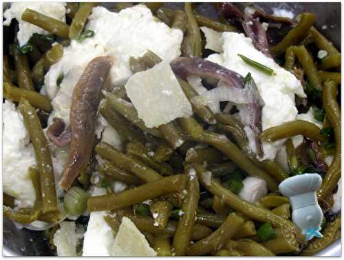 Salade de haricots verts à la mozzarella