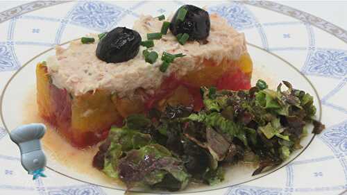 Tartare de tomates anciennes et thon