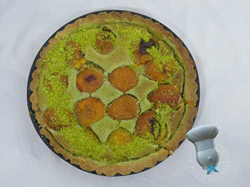 Tarte amandine abricots pistaches