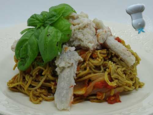 Spaghetti kéto au crabe: Délices low carb