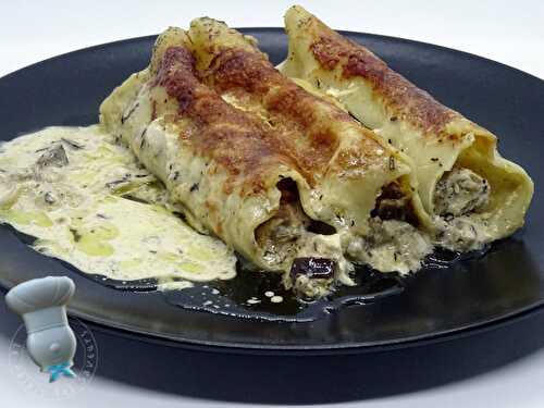 Cannelloni au chèvre et aux aubergines