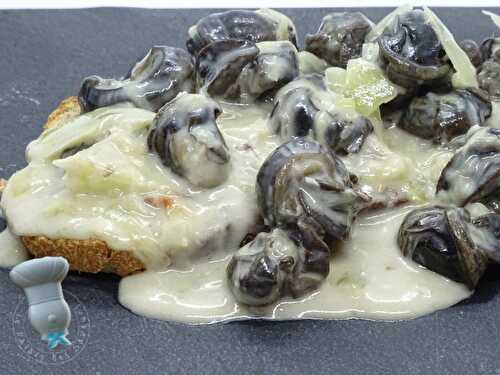 Escargots au bleu