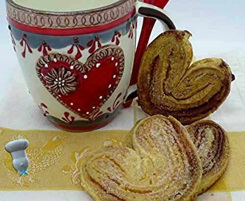 Palmiers ou comment utiliser les restes de pâte feuilletée