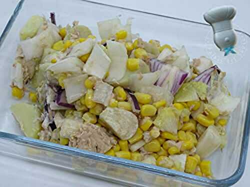 Salade endives, pommes de terre et thon