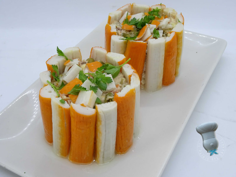 Charlottes surimi macédoine