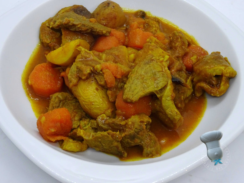 Mijoté d'agneau au curcuma