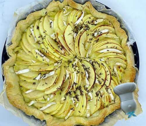 Tarte aux pommes et au Camembert
