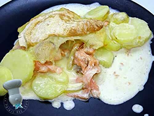 Tartiflette aux 2 saumons