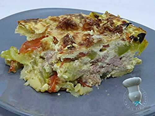 Gratin de courgette au thon