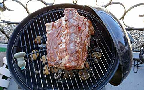Ribs de sanglier au barbecue, marinade occidentale