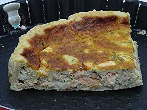 Tarte au poisson et au tarama