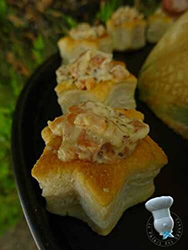 Mini bouchées à la truite fumée