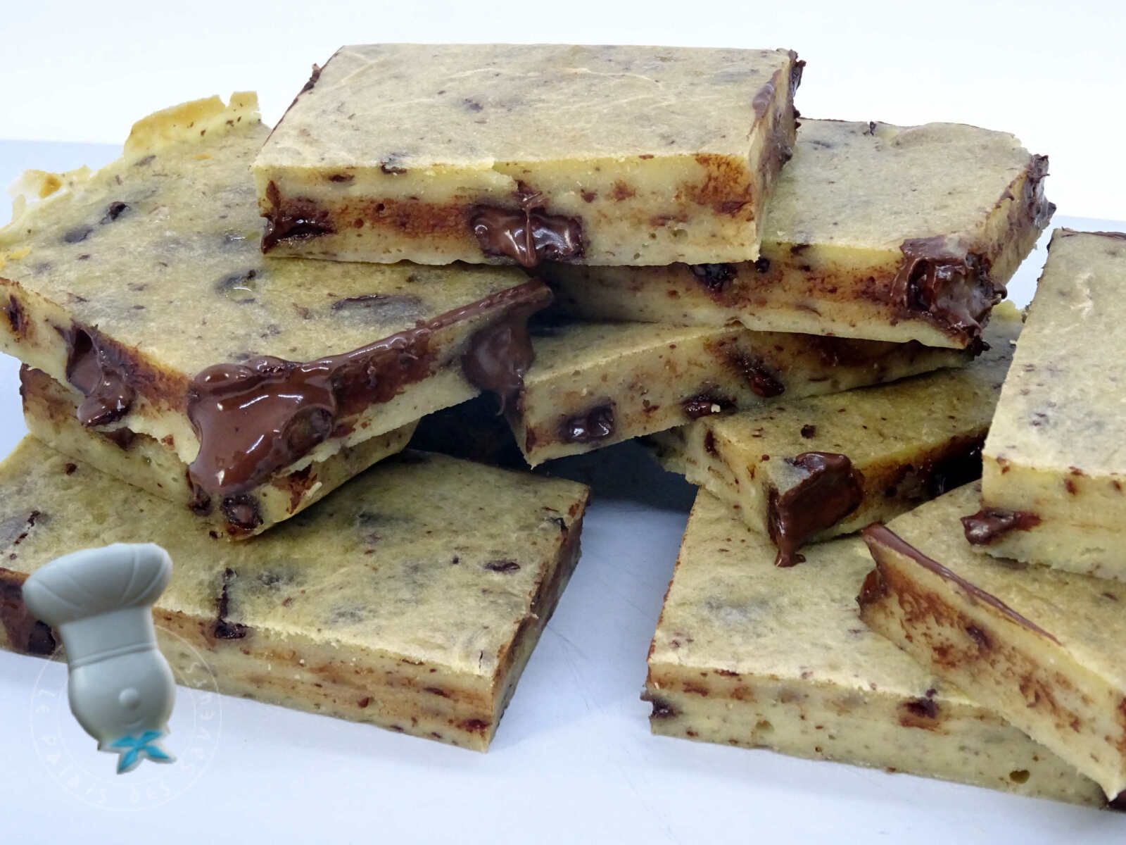 Brownie banane, beurre de cacahuètes