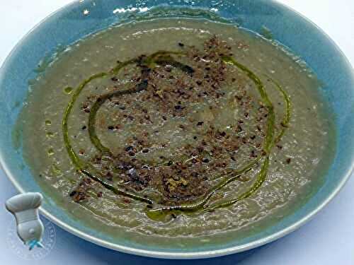 Soupe d'aubergines fumées