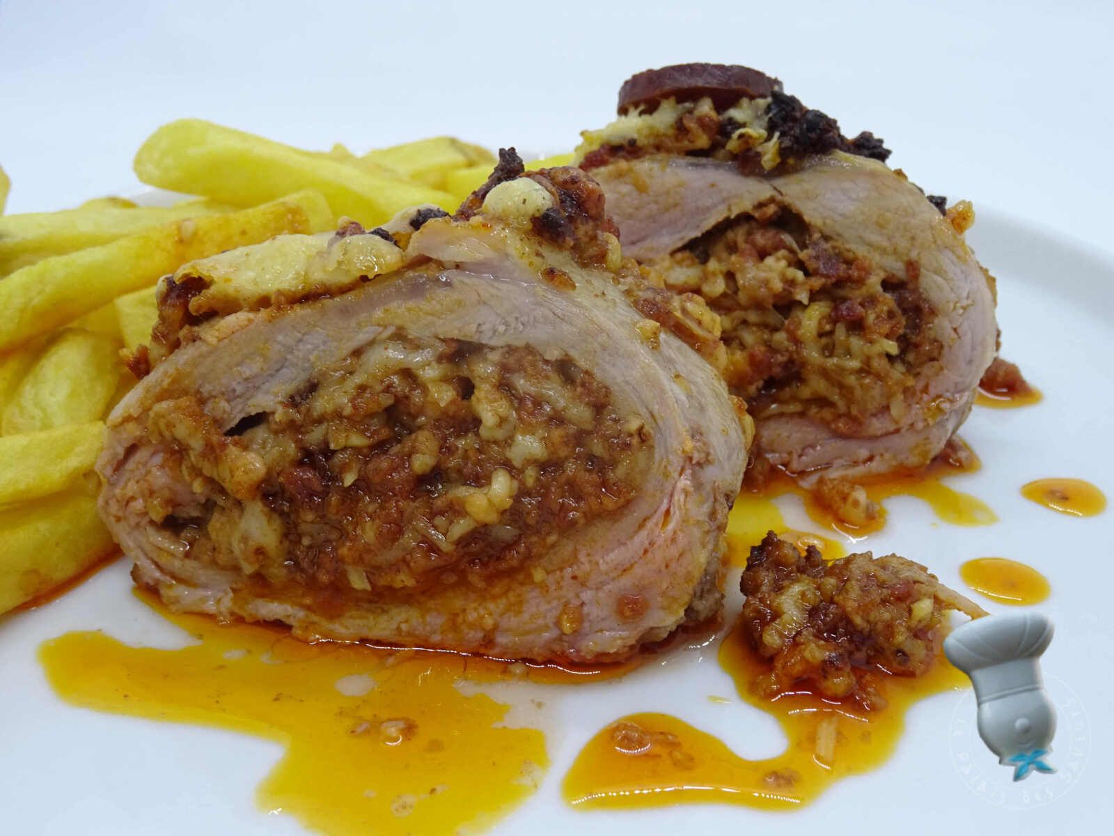 Filet mignon farci au chorizo et au Comté