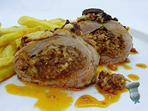 Filet mignon farci au chorizo et au Comté