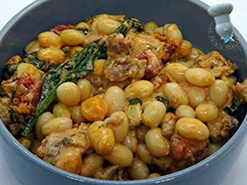 Haricots aux saucisses, comme un one pot