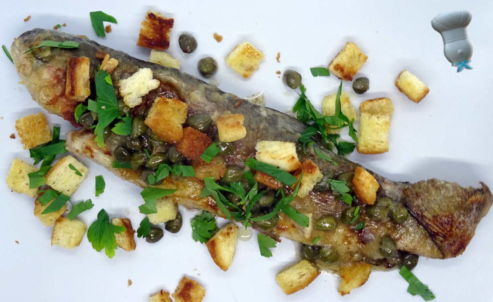 Truite à la sauce grenobloise