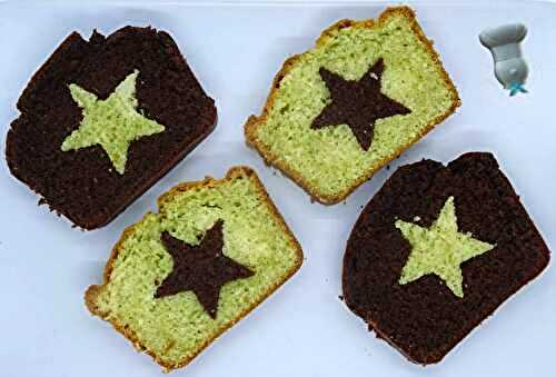 Cake surprise pistache chocolat