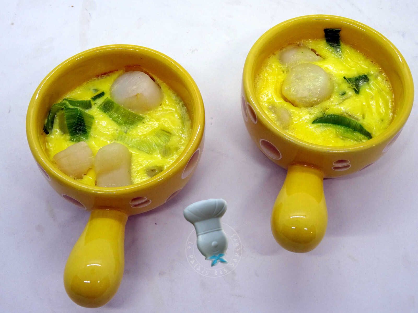 Crème aux pétoncles et safran