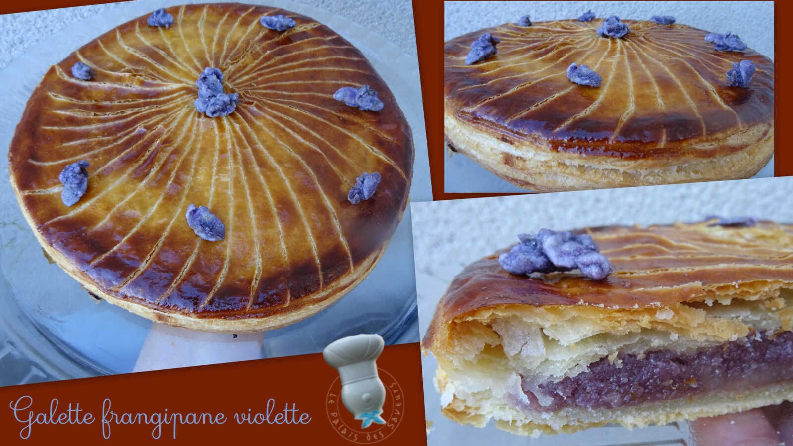 Galette frangipane violette