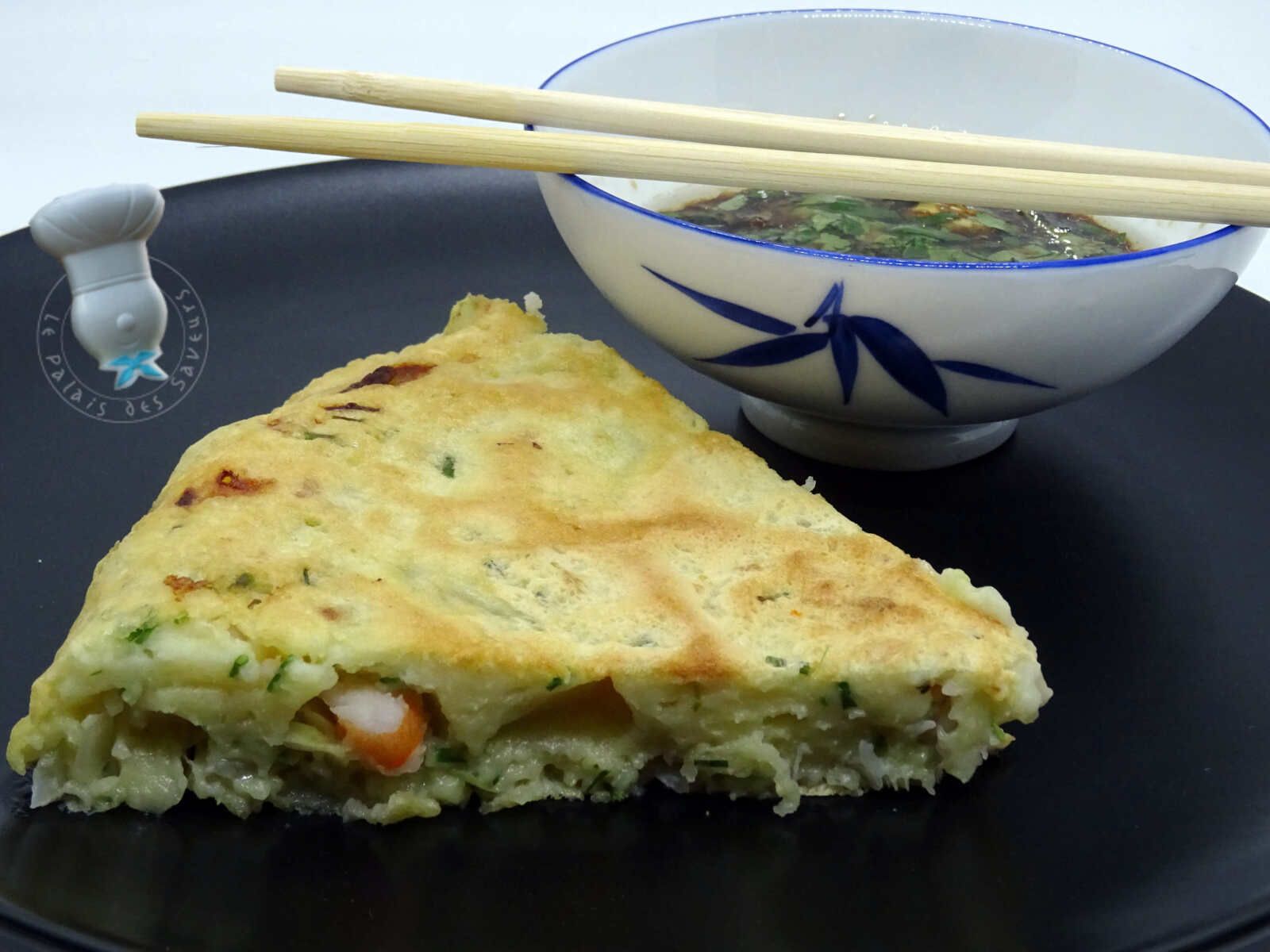 Galette coréenne aux crevettes