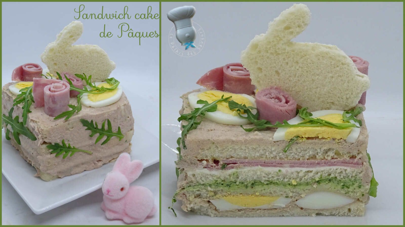 Sandwich cake de Pâques